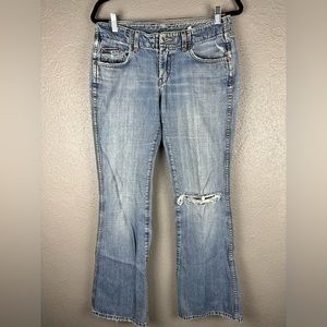 Lucky Brand Dungarees By Gene Montesano Jessica Flare Jeans Women’s 8/29 READ